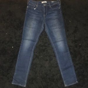 Dark Denim High Waisted Skinny Jeans